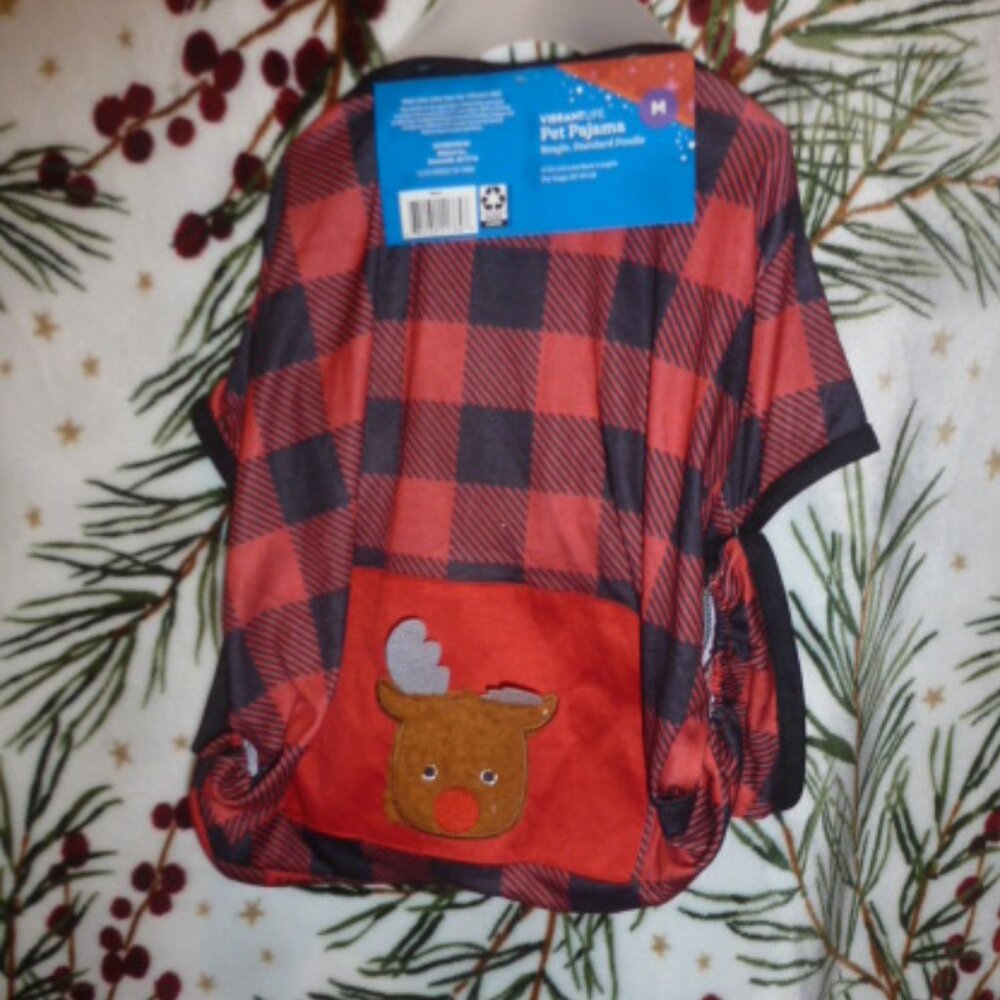 Vibrant Life Holiday Pet Pajamas dog 20-50 lb - Picture 2 of 7